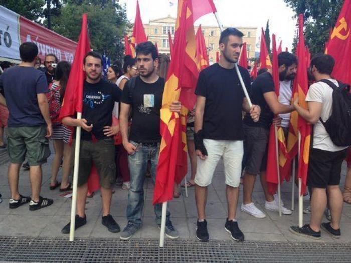 "Los griegos somos la primera víctima, vosotros podéis ser los siguientes"
