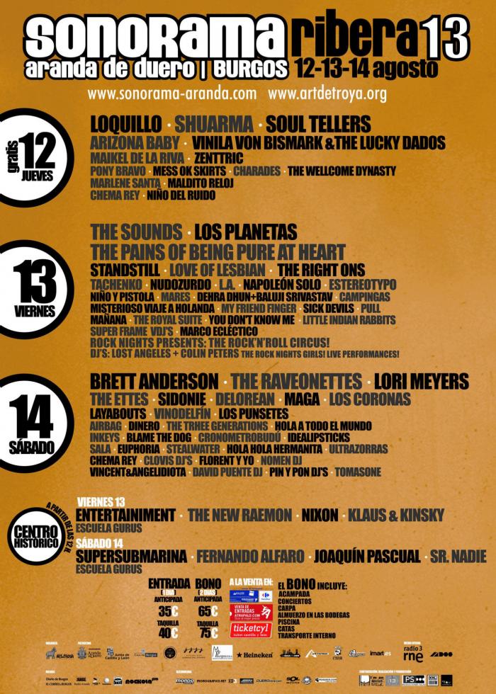 Sonorama: 20 años, 20 carteles y 20 artistas