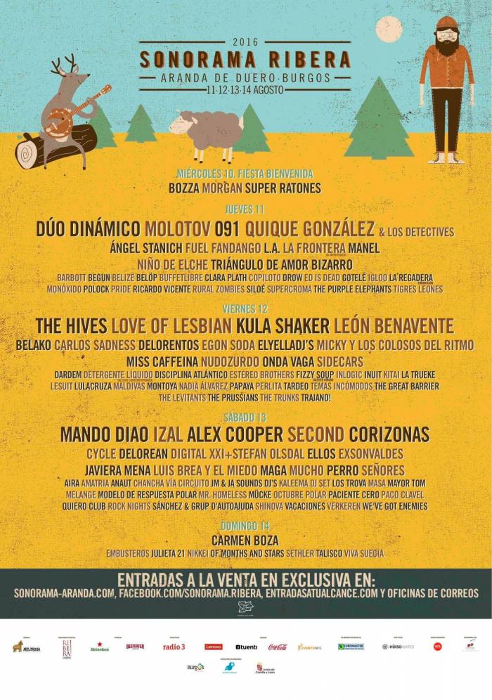 Sonorama: 20 años, 20 carteles y 20 artistas