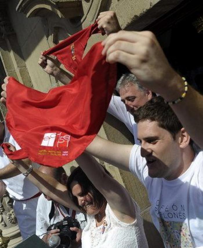 Chupinazo 2015: Pamplonesas, pamploneses, ¡viva San Fermín!