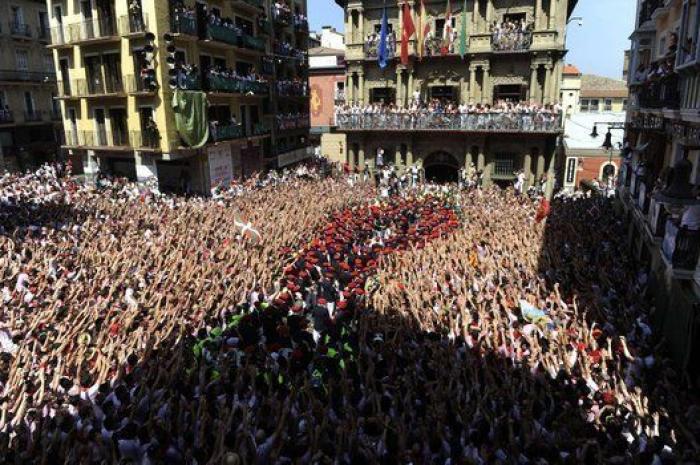 Chupinazo 2015: Pamplonesas, pamploneses, ¡viva San Fermín!