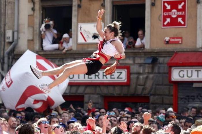 Chupinazo 2015: Pamplonesas, pamploneses, ¡viva San Fermín!