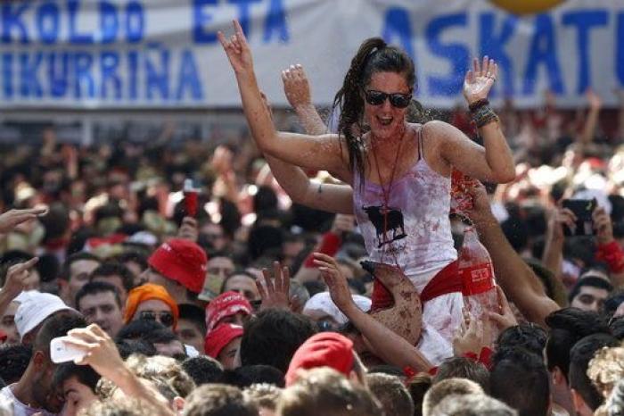 Chupinazo 2015: Pamplonesas, pamploneses, ¡viva San Fermín!