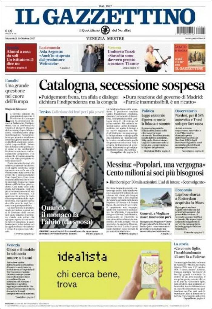 Así se ve en el mundo la declaración de independencia en suspenso de Cataluña