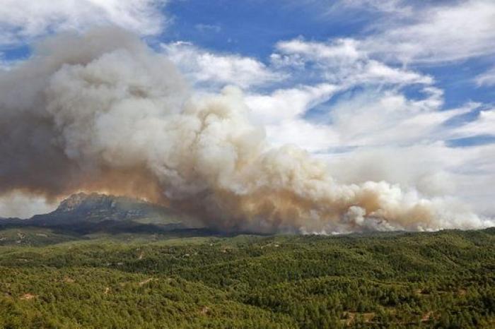 El incendio forestal de Òdena ha sido controlado por los bomberos