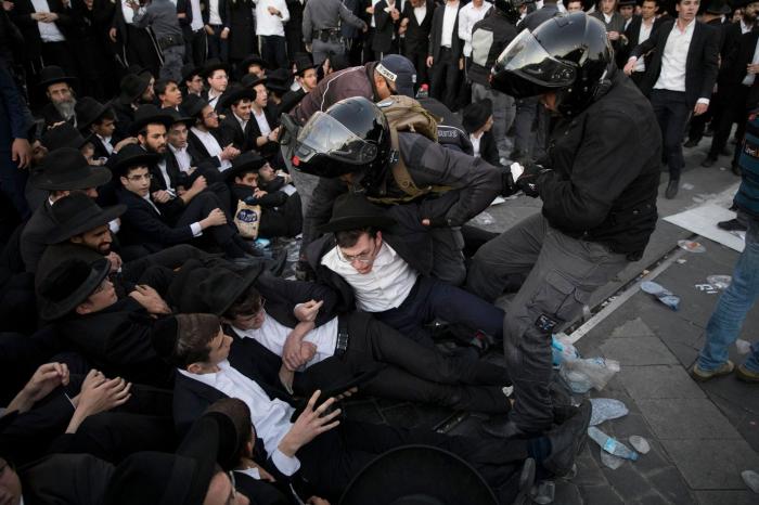 Los judíos ultraortodoxos lanzan el "Día de la ira" contra su reclutamiento militar en Israel