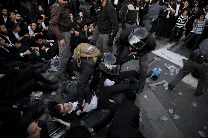 Los judíos ultraortodoxos lanzan el "Día de la ira" contra su reclutamiento militar en Israel