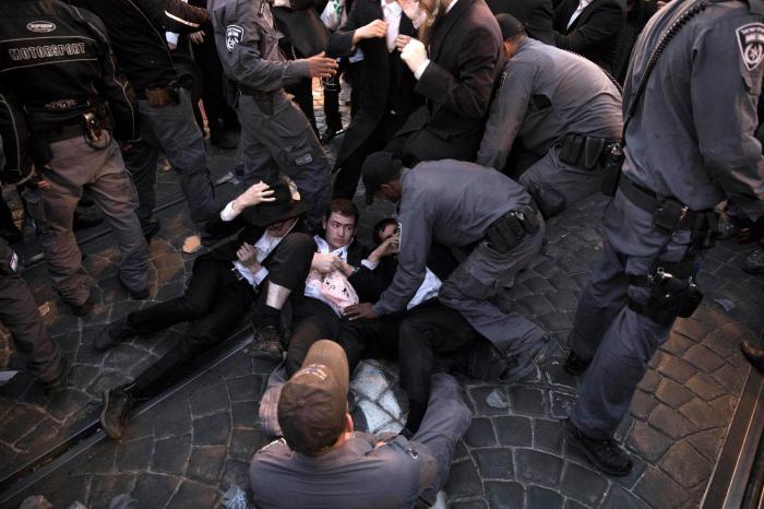 Los judíos ultraortodoxos lanzan el "Día de la ira" contra su reclutamiento militar en Israel