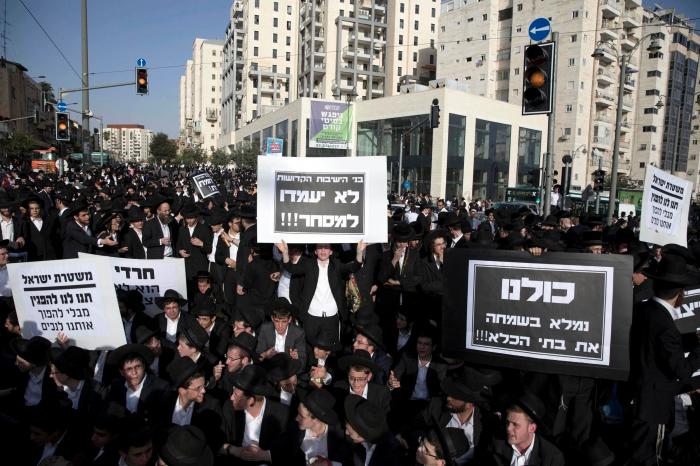 Los judíos ultraortodoxos lanzan el "Día de la ira" contra su reclutamiento militar en Israel
