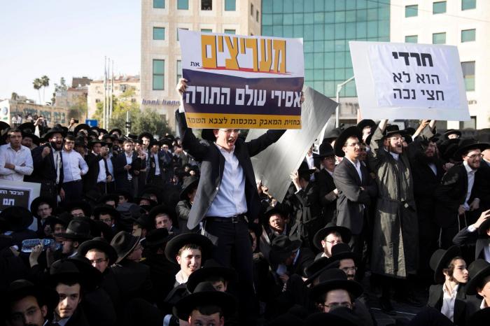 Los judíos ultraortodoxos lanzan el "Día de la ira" contra su reclutamiento militar en Israel