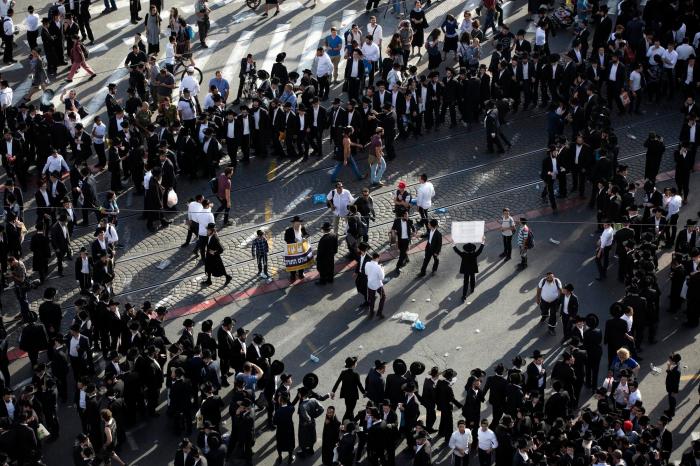 Los judíos ultraortodoxos lanzan el "Día de la ira" contra su reclutamiento militar en Israel