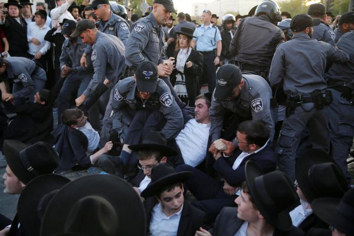 Los judíos ultraortodoxos lanzan el "Día de la ira" contra su reclutamiento militar en Israel