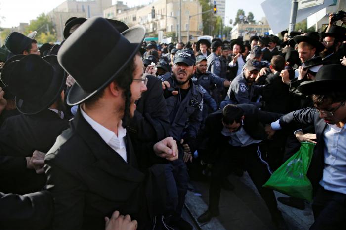 Los judíos ultraortodoxos lanzan el "Día de la ira" contra su reclutamiento militar en Israel