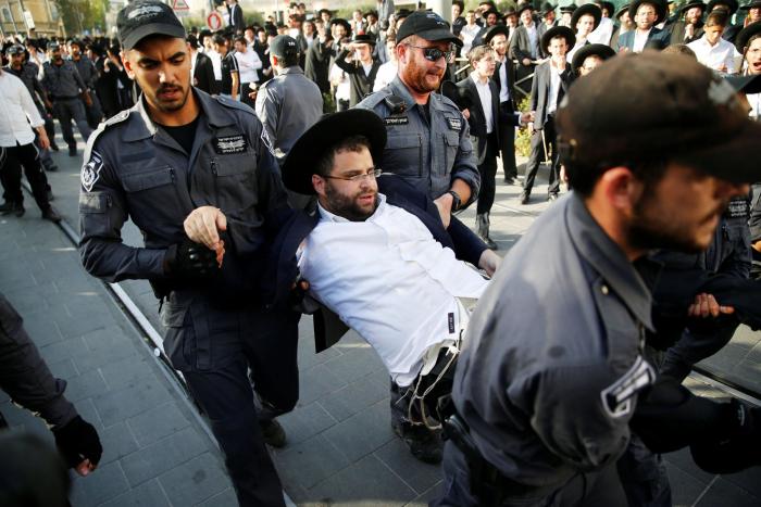 Los judíos ultraortodoxos lanzan el "Día de la ira" contra su reclutamiento militar en Israel