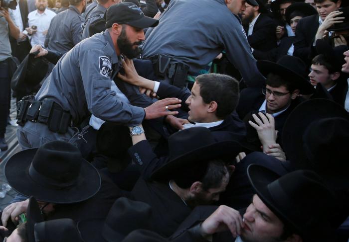 Los judíos ultraortodoxos lanzan el "Día de la ira" contra su reclutamiento militar en Israel