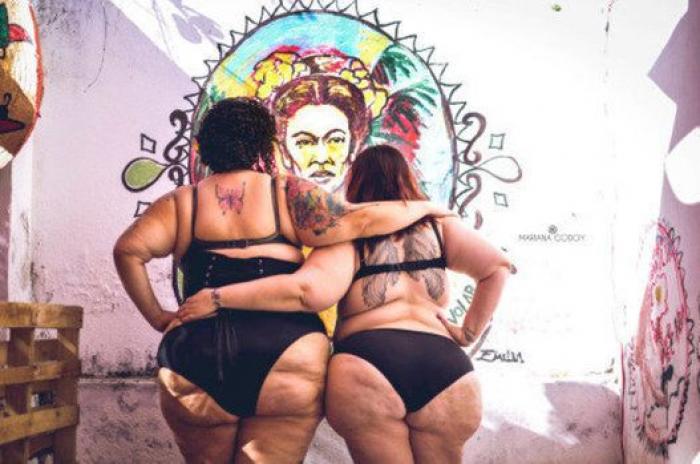 Cinco mujeres 'gordas' posan en ropa interior para eliminar el estigma de la gordura