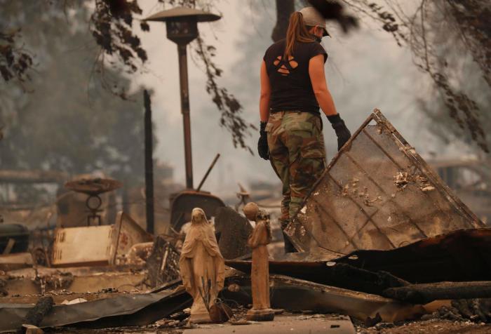 Suben a 31 los muertos por los incendios del norte de California
