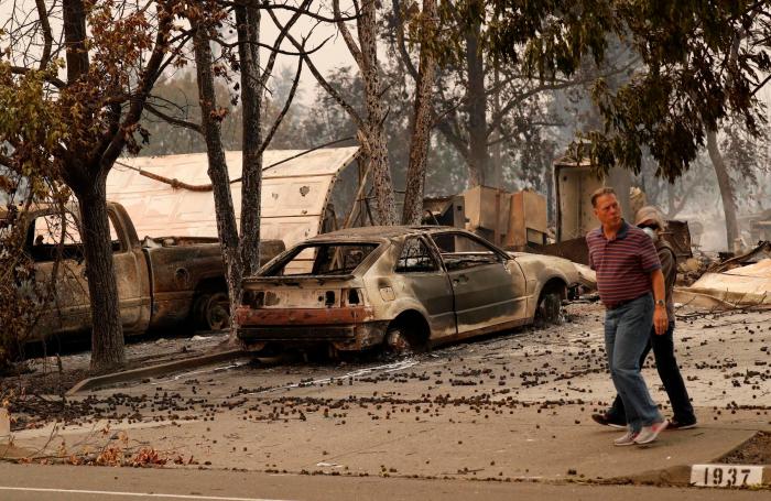 Suben a 31 los muertos por los incendios del norte de California