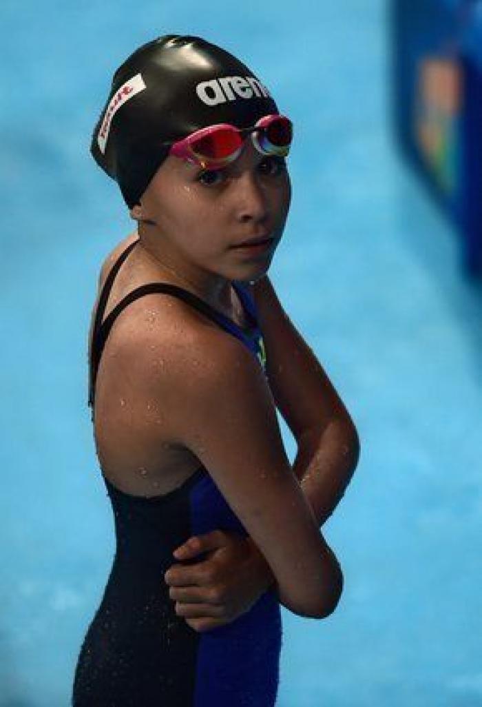 Una niña de 10 años compite en los Mundiales de natación de Kazan