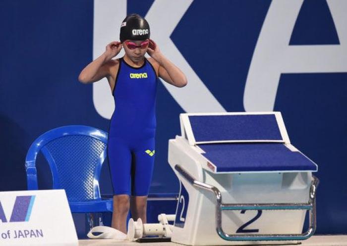 Una niña de 10 años compite en los Mundiales de natación de Kazan
