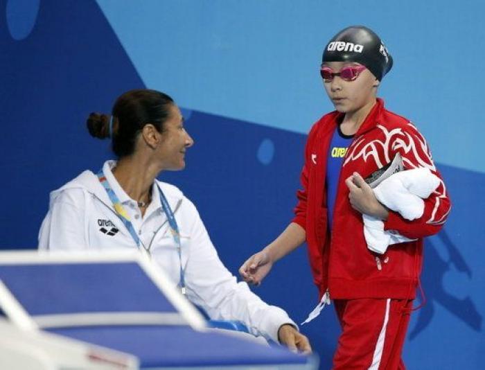 Una niña de 10 años compite en los Mundiales de natación de Kazan