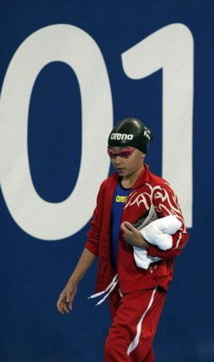 Una niña de 10 años compite en los Mundiales de natación de Kazan