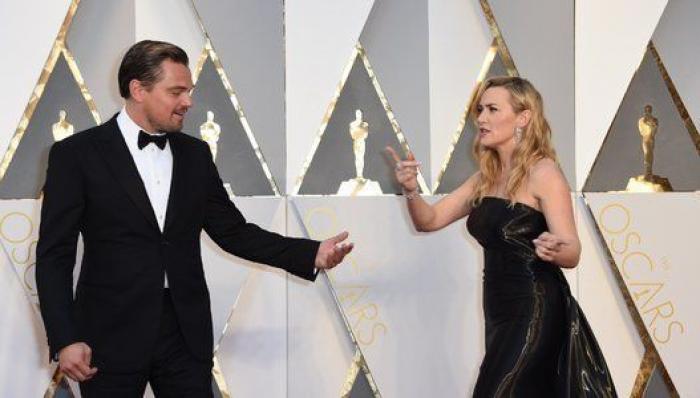 El gran reencuentro entre Kate Winslet y Leonardo DiCaprio en los Oscar 2016: momento 'Titanic'