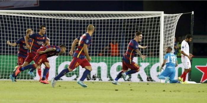 El FC Barcelona gana una sublime final de la Supercopa ante el Sevilla (5-4)