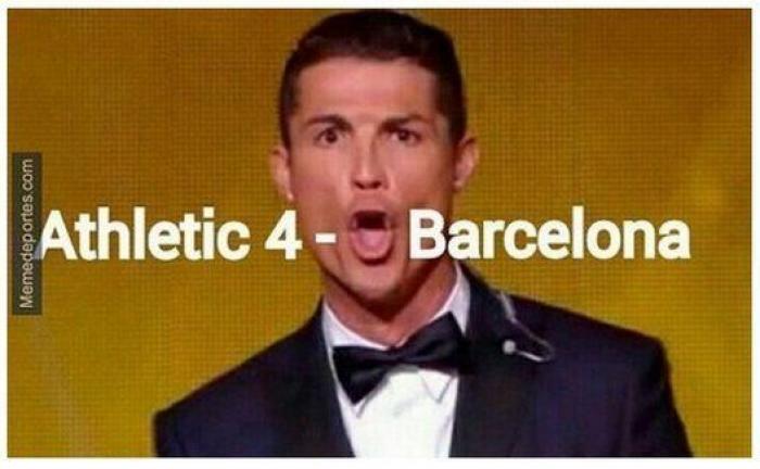 La derrota del Barcelona ante el Athletic alimenta los memes en las redes