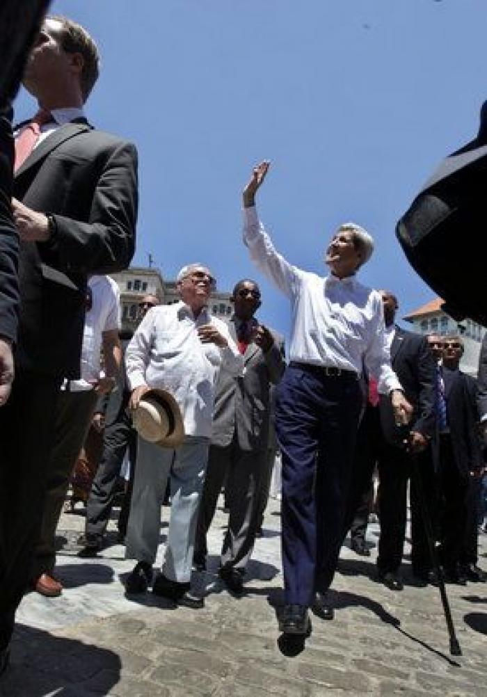 El histórico paseo por La Habana de John Kerry (FOTOS)