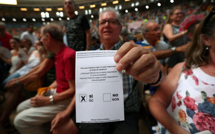 Las imágenes de la campaña por el referéndum ilegal del 1-O