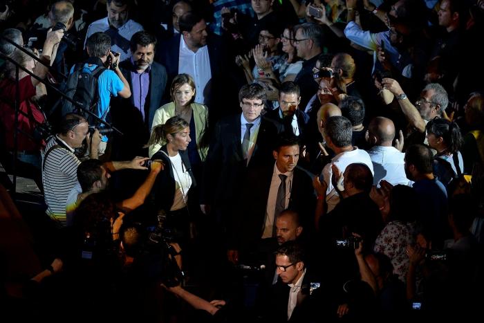 Las imágenes de la campaña por el referéndum ilegal del 1-O