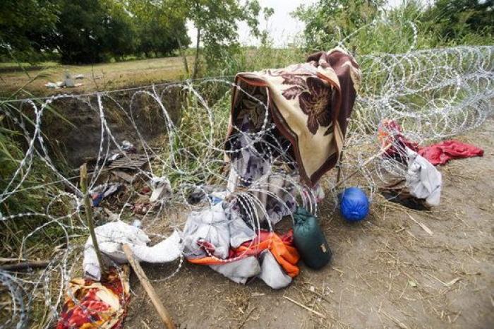 El refugiado zancadilleado por una periodista, en Barcelona: "Os amo, gracias por todo"