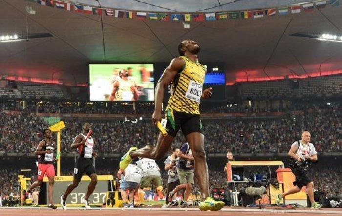 Usain Bolt conquista el triplete con el oro de Jamaica en la final 4x100