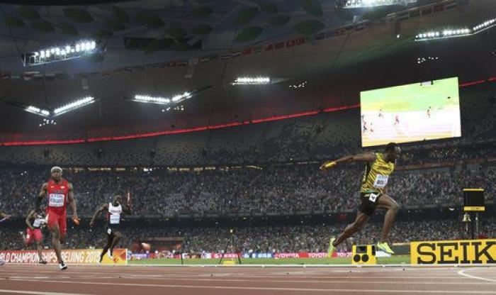 Usain Bolt conquista el triplete con el oro de Jamaica en la final 4x100