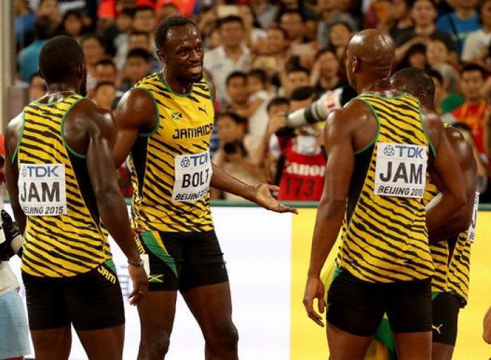 Usain Bolt conquista el triplete con el oro de Jamaica en la final 4x100