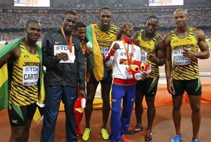 Usain Bolt conquista el triplete con el oro de Jamaica en la final 4x100