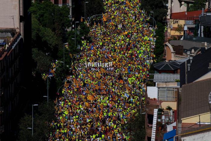 Las 29 imágenes de la Diada
