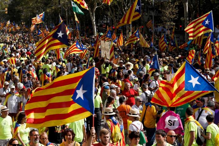 Las 29 imágenes de la Diada