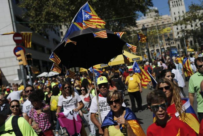 Las 29 imágenes de la Diada