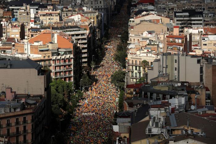 Las 29 imágenes de la Diada