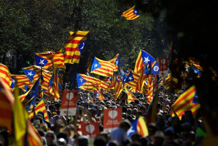 Las 29 imágenes de la Diada