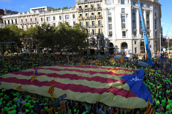 Las 29 imágenes de la Diada