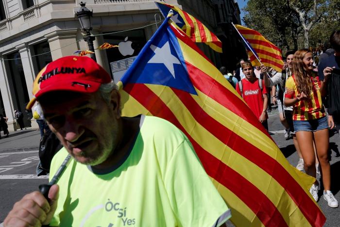 Las 29 imágenes de la Diada