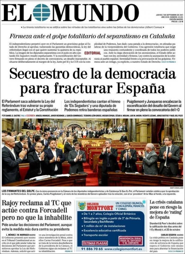 El Gobierno niega que vaya a permitir un referéndum en Cataluña y acusa a Feijóo de mentir por insinuarlo