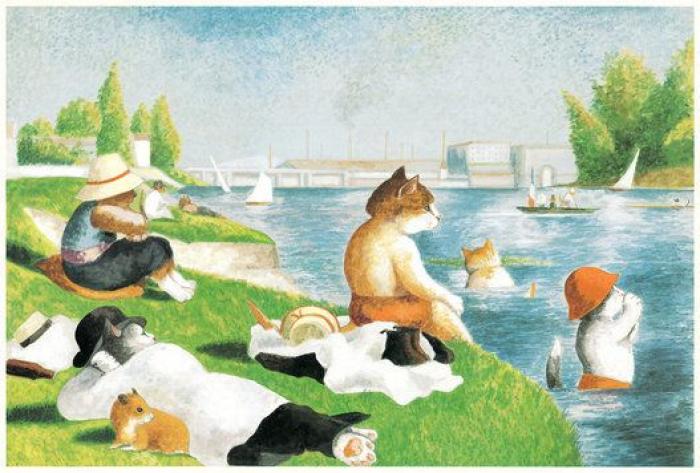 Los gatos se convierten en protagonistas de obras de arte: así son 'Las meninas' o La Gioconda' gatunas