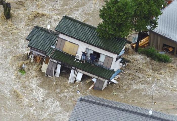 Inundaciones en Japón: al menos cuatro muertos y 25 desaparecidos tras el paso del ciclón Etau