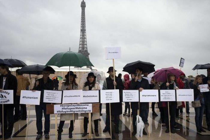 Decenas de miles de manifestantes expresan su apoyo a los refugiados en las principales ciudades europeas