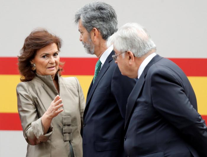 Los reyes presiden el primer desfile del 12 de octubre del Gobierno de Sánchez