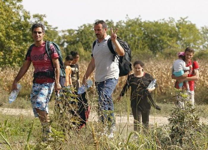 Los refugiados, más de 21.000 en tres días, llegan a Croacia a través de campos de maíz